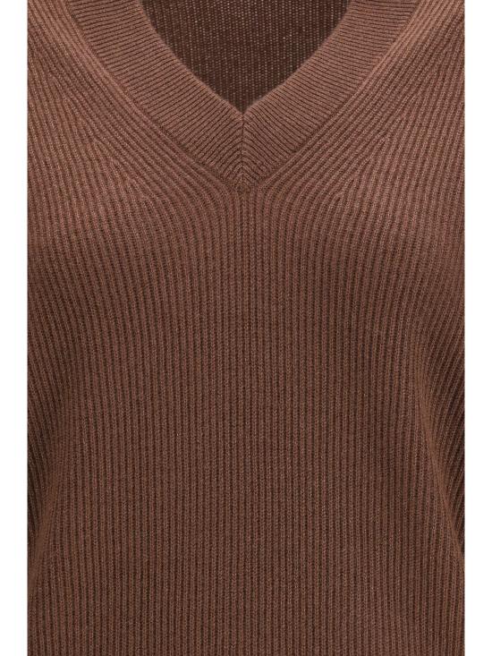 26FW 브루넬로 쿠치넬리 스웨터 M1E224722P CHI89 BROWN - BRUNELLO CUCINELLI