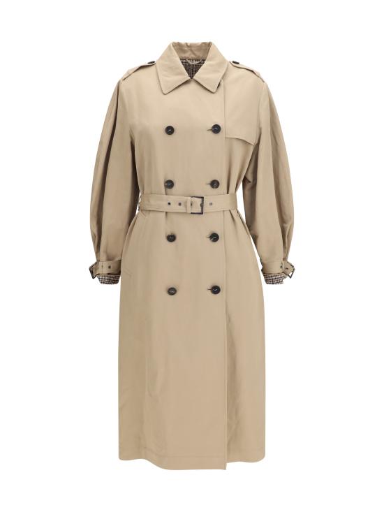26FW 브루넬로 쿠치넬리 트렌치 코트 ML5979963P C631 BEIGE