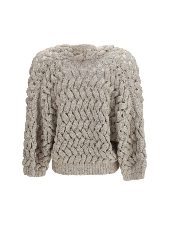 26FW 브루넬로 쿠치넬리 스웨터 MEA347506P CLY85 BEIGE - BRUNELLO CUCINELLI