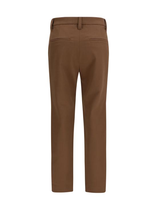 26FW 브루넬로 쿠치넬리 스트레이트 팬츠 MP126P7258 C832 BROWN - BRUNELLO CUCINELLI