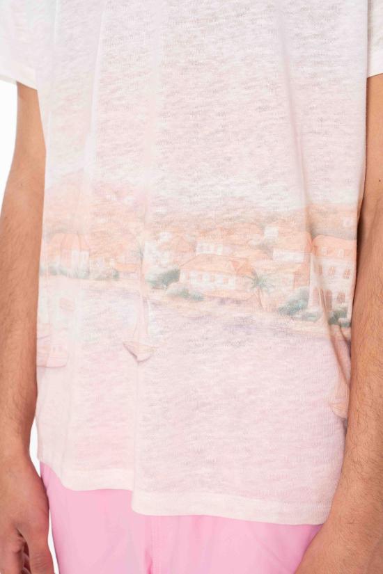 26SS 세인트바쓰 반팔 티셔츠 ECS0003 04575L 01N White - MC2 SAINT BARTH