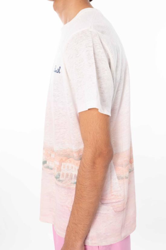 26SS 세인트바쓰 반팔 티셔츠 ECS0003 04575L 01N White - MC2 SAINT BARTH