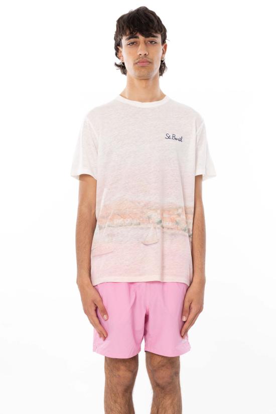 26SS 세인트바쓰 반팔 티셔츠 ECS0003 04575L 01N White
