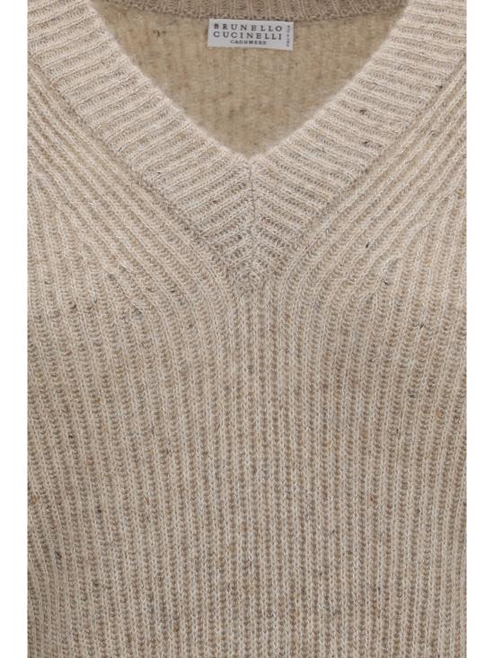 26FW 브루넬로 쿠치넬리 스웨터 MTX755602P C9927 BEIGE - BRUNELLO CUCINELLI