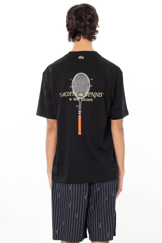 26SS 라코스테 반팔 티셔츠 TH1425 031 Black - LACOSTE