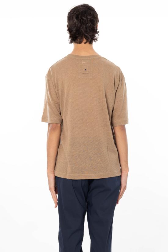 26SS 화이트샌드 반팔 티셔츠 26SU40 657 44 Beige - WHITE SAND