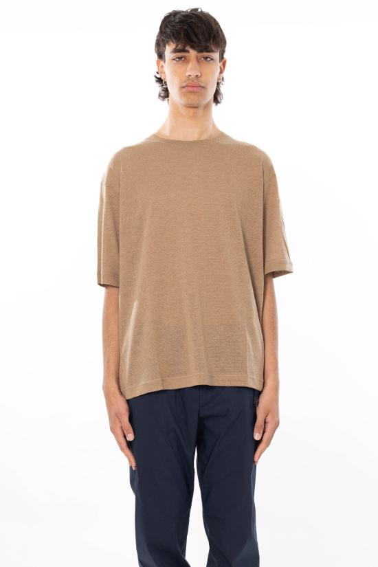26SS 화이트샌드 반팔 티셔츠 26SU40 657 44 Beige