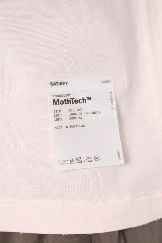 26SS 새티스파이 모스테크 티셔츠 11006 21E08 SUN BLEACHED ROSEWATER Pink - SATISFY