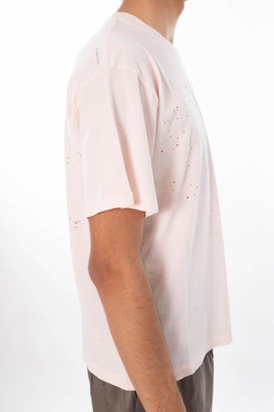 26SS 새티스파이 모스테크 티셔츠 11006 21E08 SUN BLEACHED ROSEWATER Pink - SATISFY