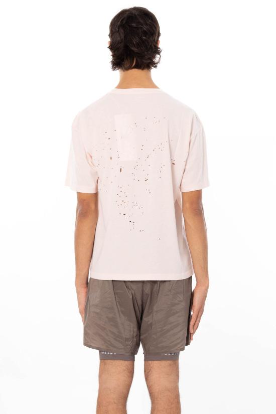 26SS 새티스파이 모스테크 티셔츠 11006 21E08 SUN BLEACHED ROSEWATER Pink - SATISFY