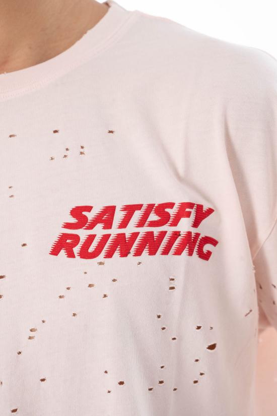 26SS 새티스파이 모스테크 티셔츠 11006 21E08 SUN BLEACHED ROSEWATER Pink - SATISFY