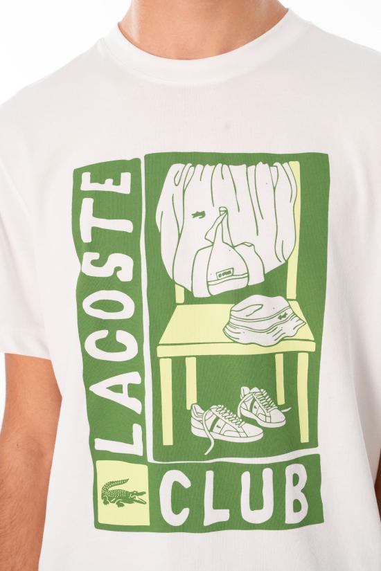 26SS 라코스테 반팔 티셔츠 TH1773 001 White - LACOSTE