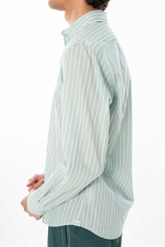 26SS 세인트바쓰 긴팔 셔츠 LCM0001 STRIPES 53 Green - MC2 SAINT BARTH