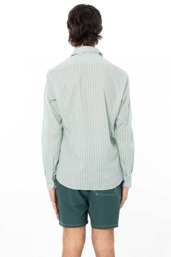 26SS 세인트바쓰 긴팔 셔츠 LCM0001 STRIPES 53 Green - MC2 SAINT BARTH