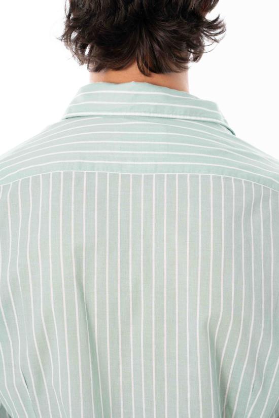 26SS 세인트바쓰 긴팔 셔츠 LCM0001 STRIPES 53 Green - MC2 SAINT BARTH