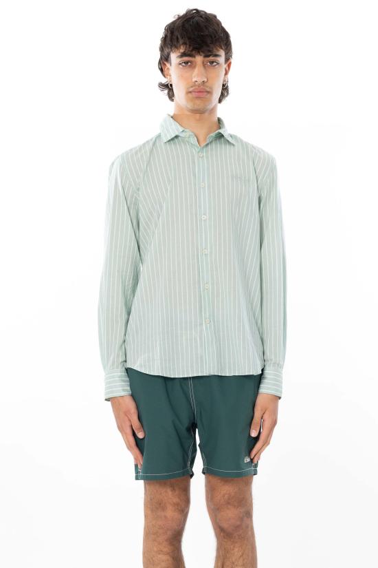 26SS 세인트바쓰 긴팔 셔츠 LCM0001 STRIPES 53 Green