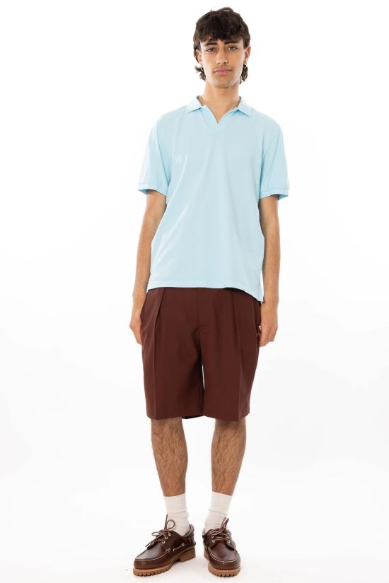 26SS 세인트바쓰 폴로 티셔츠 CHS0001 56 Turchese - MC2 SAINT BARTH