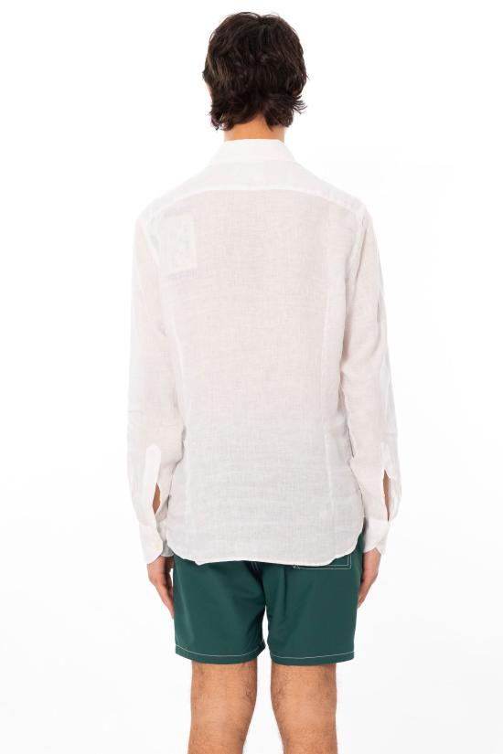 26SS 세인트바쓰 긴팔 셔츠 PAMP001 TEX0001 01 White - MC2 SAINT BARTH