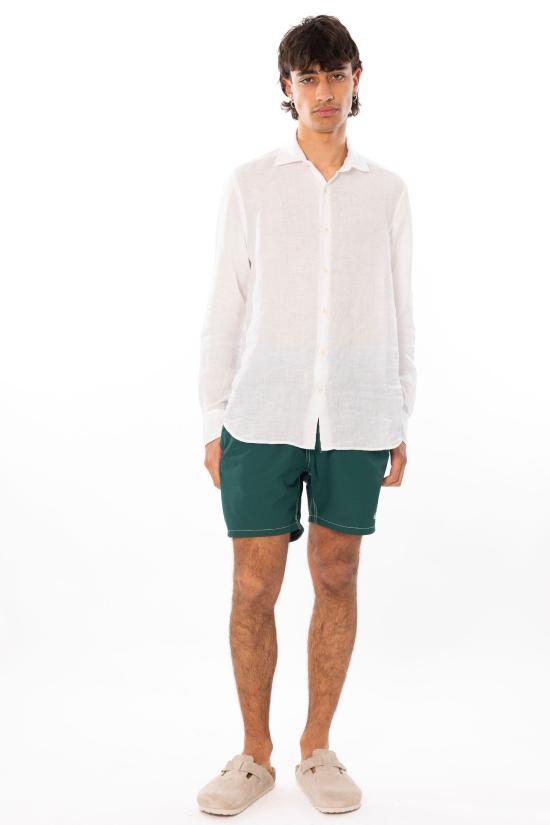 26SS 세인트바쓰 긴팔 셔츠 PAMP001 TEX0001 01 White - MC2 SAINT BARTH