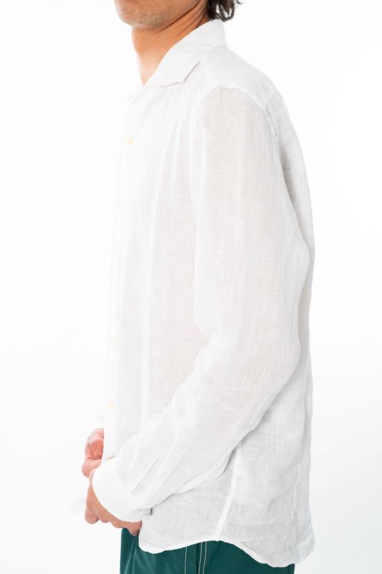 26SS 세인트바쓰 긴팔 셔츠 PAMP001 TEX0001 01 White - MC2 SAINT BARTH