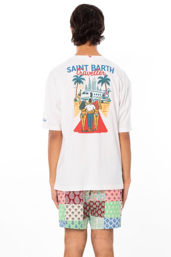 26SS 세인트바쓰 반팔 티셔츠 DLR0001 04315L 01N White - MC2 SAINT BARTH