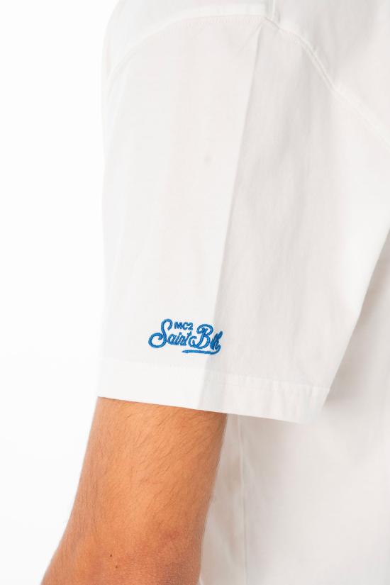 26SS 세인트바쓰 반팔 티셔츠 PRL0002 02005L 10 White - MC2 SAINT BARTH