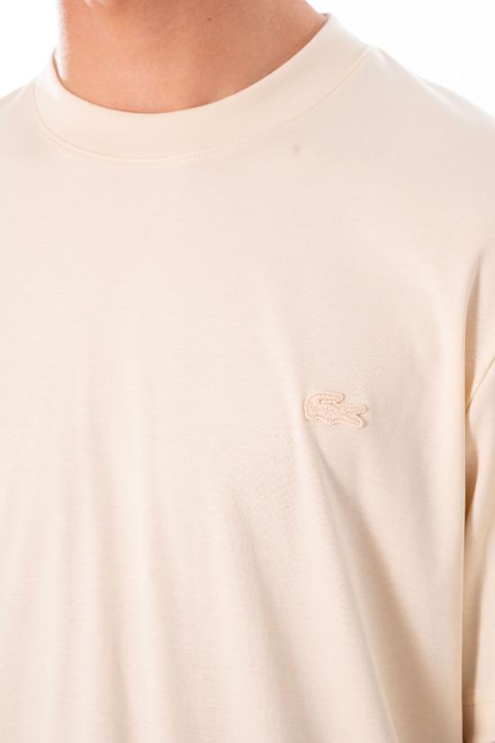 26SS 라코스테 반팔 티셔츠 TH5931 056 Beige - LACOSTE