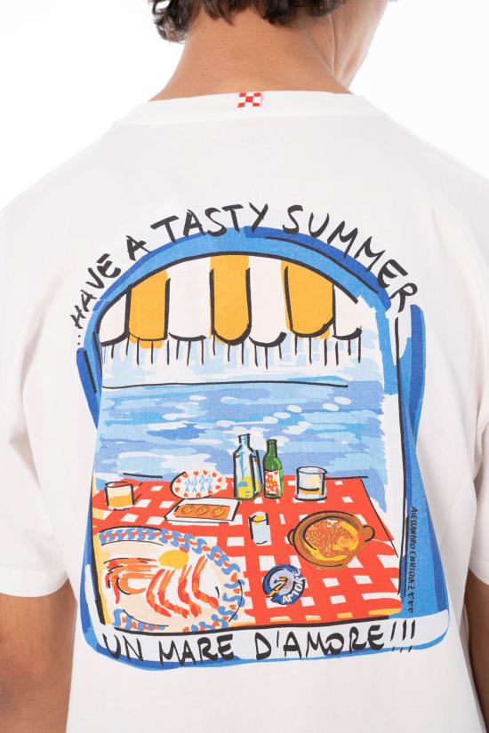 26SS 세인트바쓰 반팔 티셔츠 PRL0002 04509L 01N White - MC2 SAINT BARTH