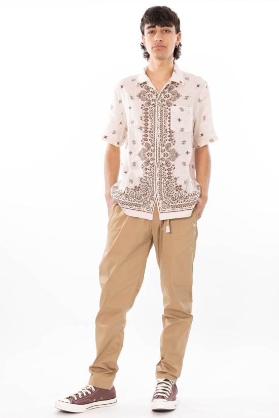 26SS 세인트바쓰 반팔 셔츠 SIF0003 07980L 11 Beige - MC2 SAINT BARTH