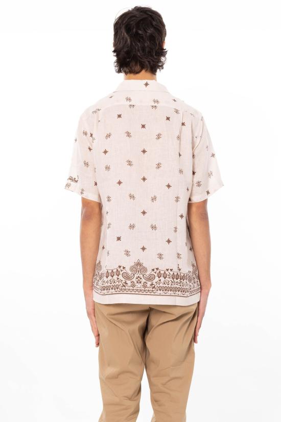 26SS 세인트바쓰 반팔 셔츠 SIF0003 07980L 11 Beige - MC2 SAINT BARTH