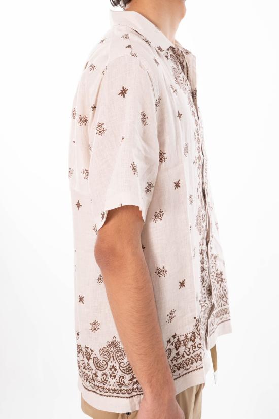 26SS 세인트바쓰 반팔 셔츠 SIF0003 07980L 11 Beige - MC2 SAINT BARTH