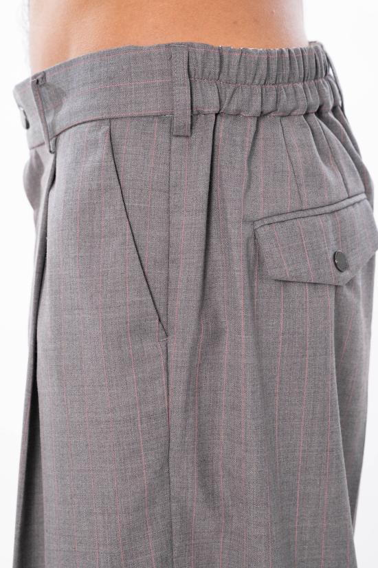 26SS 뉴 암스테르담 서프 어쏘시에이션 스트레이트 팬츠 2601060001 GREY PINK STRIPES Grey - NEW AMSTERDAM SURF ASSOCIATION
