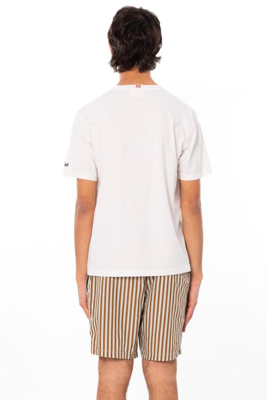 26SS 세인트바쓰 반팔 티셔츠 POT0001 04452L 10 White - MC2 SAINT BARTH