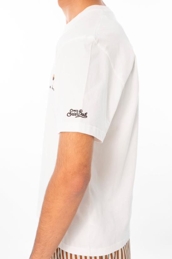 26SS 세인트바쓰 반팔 티셔츠 POT0001 04452L 10 White - MC2 SAINT BARTH