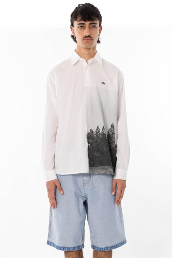 26SS 라코스테 긴팔 셔츠 CH2190 70V White
