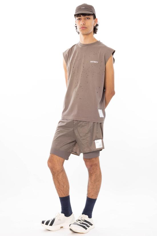 26SS 새티스파이 숏팬츠 12046 91000 FALCON Beige - SATISFY