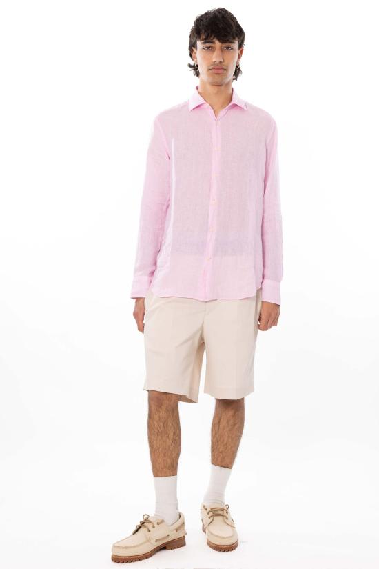 26SS 세인트바쓰 긴팔 셔츠 PAMP001 TEX0001 21 Pink - MC2 SAINT BARTH