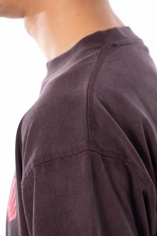 26SS 뉴 암스테르담 서프 어쏘시에이션 반팔 티셔츠 2601064001 WALNUT DEEP RED Brown - NEW AMSTERDAM SURF ASSOCIATION