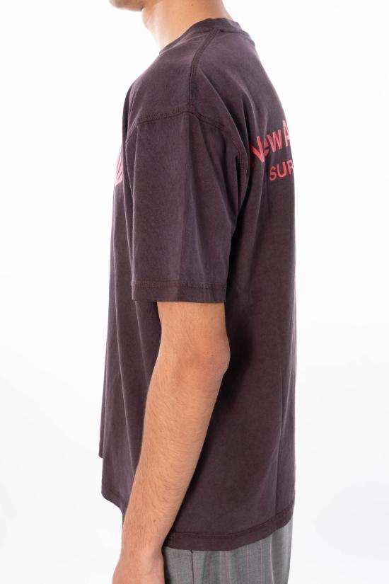 26SS 뉴 암스테르담 서프 어쏘시에이션 반팔 티셔츠 2601064001 WALNUT DEEP RED Brown - NEW AMSTERDAM SURF ASSOCIATION