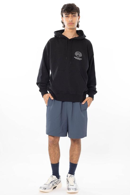 26SS 뉴 암스테르담 서프 어쏘시에이션 후드 티셔츠 2601164001 BLACK WHITE Black - NEW AMSTERDAM SURF ASSOCIATION