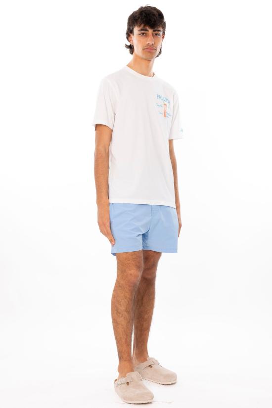 26SS 세인트바쓰 반팔 티셔츠 POT0001 00323L 01N White - MC2 SAINT BARTH