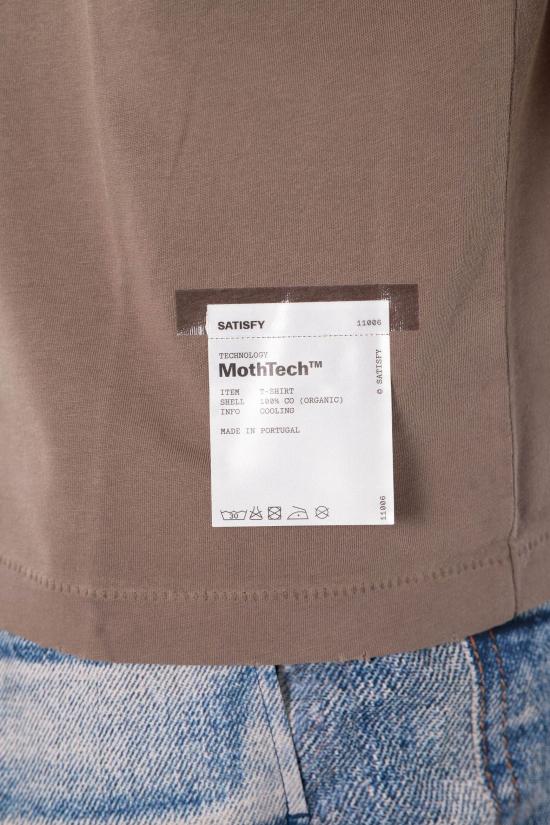 26SS 새티스파이 모스테크 티셔츠 11006 91E02 SUN BLEACHED FALCON Beige - SATISFY