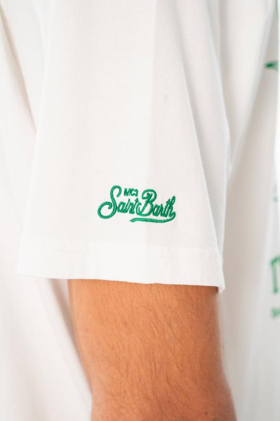 26SS 세인트바쓰 반팔 티셔츠 PRL0002 03465L 01N White - MC2 SAINT BARTH