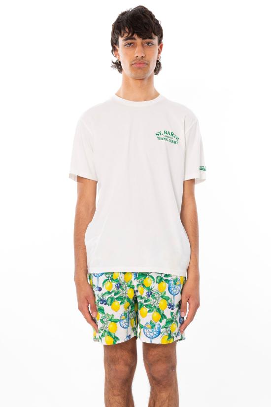 26SS 세인트바쓰 반팔 티셔츠 PRL0002 03465L 01N White