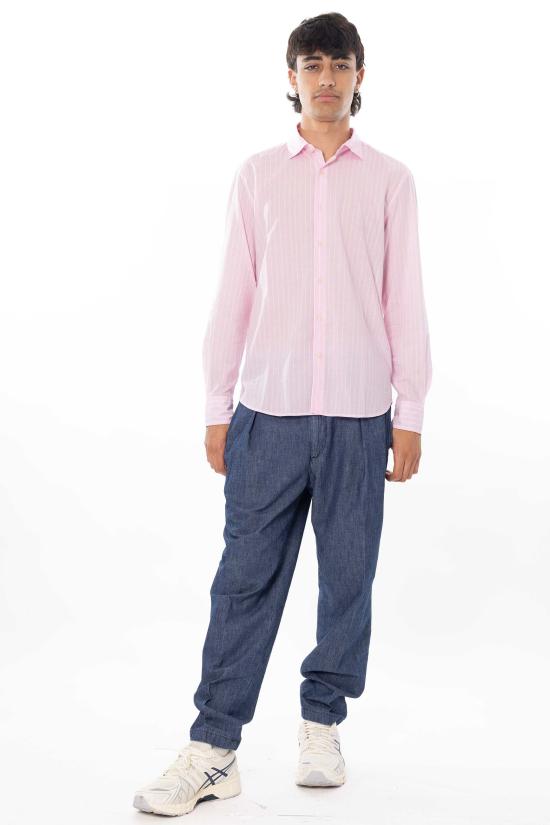 26SS 세인트바쓰 긴팔 셔츠 LCM0001 STRIPES 21 Pink - MC2 SAINT BARTH