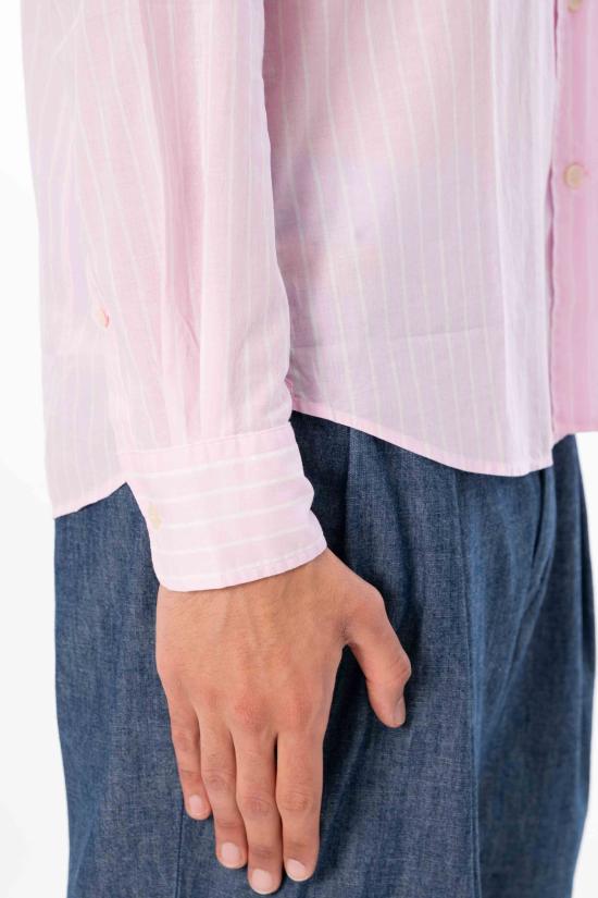26SS 세인트바쓰 긴팔 셔츠 LCM0001 STRIPES 21 Pink - MC2 SAINT BARTH