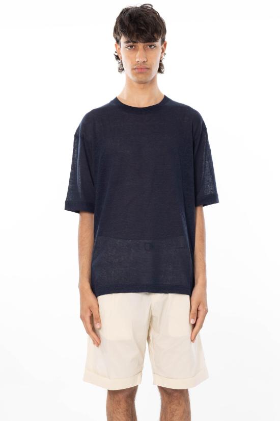 26SS 화이트샌드 반팔 티셔츠 26SU40 657 37 Blue