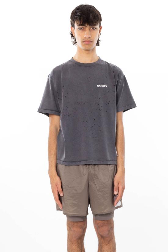 26SS 새티스파이 모스테크 티셔츠 11006 00A02 AGED BLACK Black