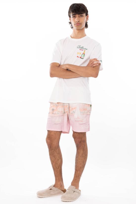 26SS 세인트바쓰 반팔 티셔츠 PRL0002 07975L 01N White - MC2 SAINT BARTH