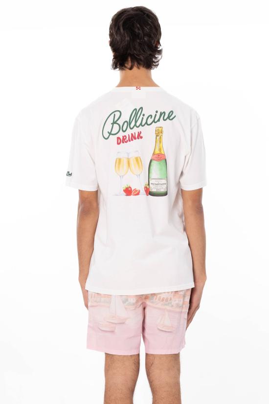 26SS 세인트바쓰 반팔 티셔츠 PRL0002 07975L 01N White - MC2 SAINT BARTH